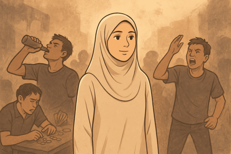 gambar ilustrasi hidup diantara zaman dengan era kris moral